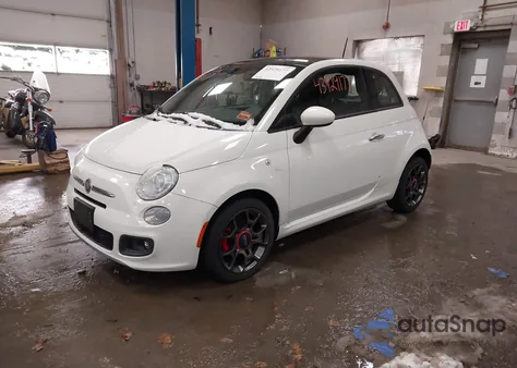 2014 Fiat 500 Sport from USA, damaged, VIN 3C3CFFBRXET288411